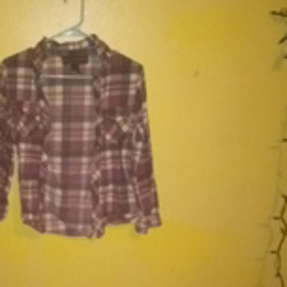 plaid cardigan
